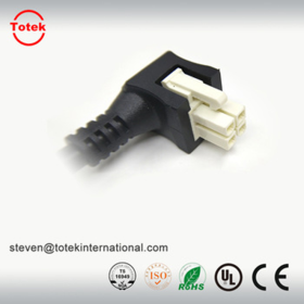 Molex 245135 4Pin female right angle pitch 4.2mm overmolded mini-fit customized extension wire harness